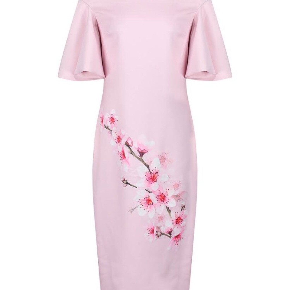 Ted Baker Blossom Bardot Dress - size 1